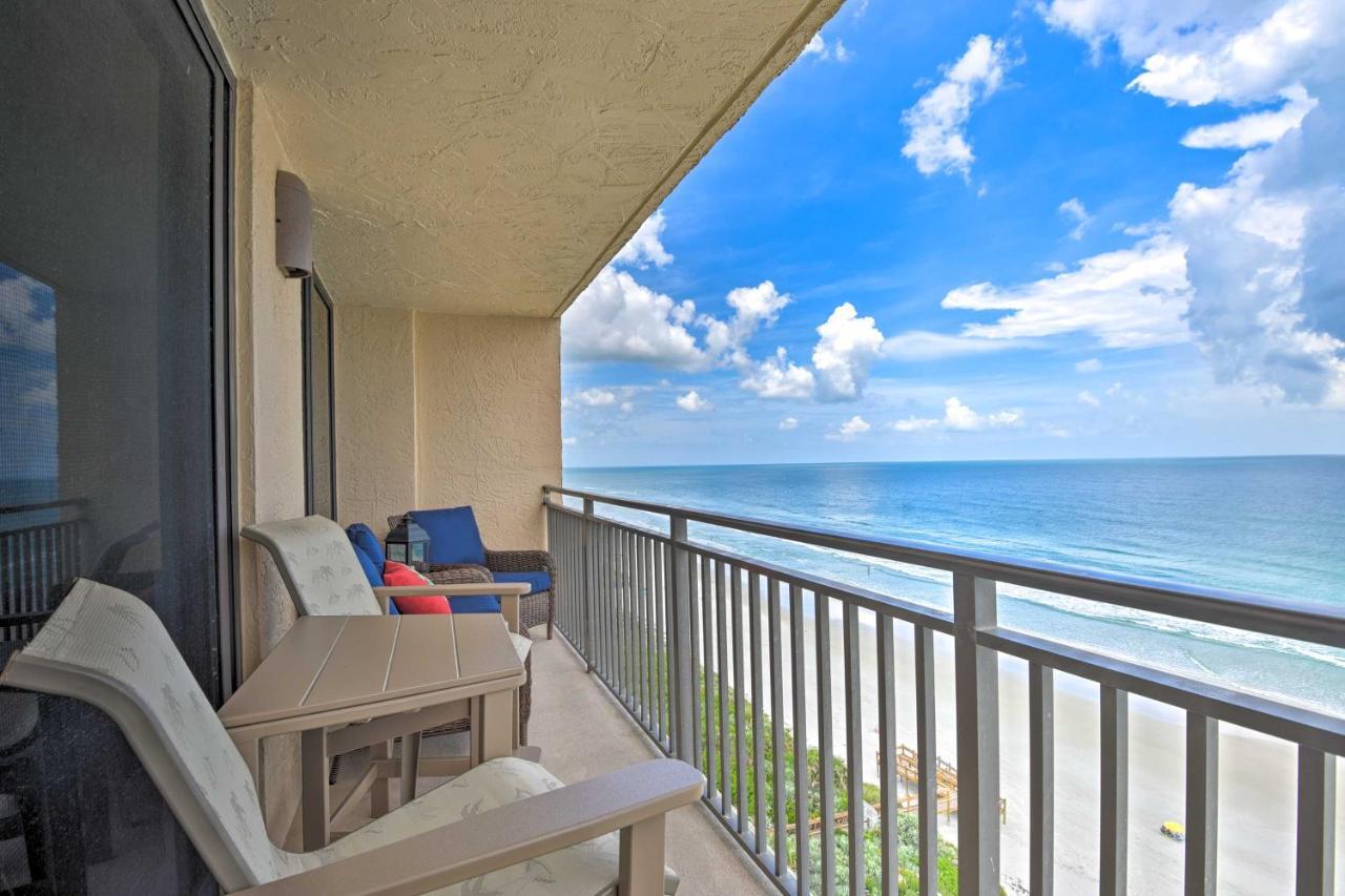 Beachfront Resort Condo With Panoramic Ocean Views! New Smyrna Beach Luaran gambar